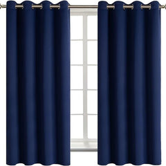 Blackout Curtains 52x84inch Navy