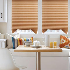 Blackout Door Curtain Pleated Sunshade for Privacy and Light Control