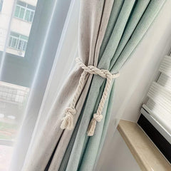 2pcs Cotton Linen Curtain Binding Straps for Home Decor