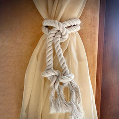 2pcs Cotton Linen Curtain Binding Straps for Home Decor