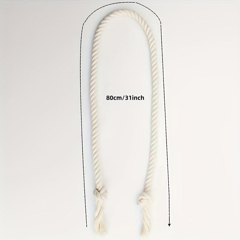 2pcs Cotton Linen Curtain Binding Straps for Home Decor