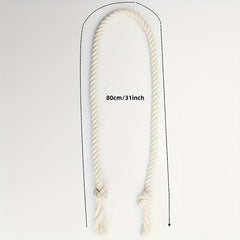 2pcs Cotton Linen Curtain Binding Straps for Home Decor