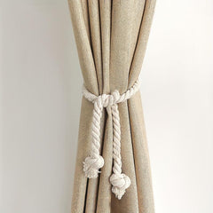 2pcs Cotton Linen Curtain Binding Straps for Home Decor