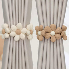 Flower Curtain Holdbacks for Bedroom and Living Room