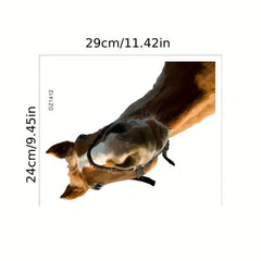Horse Pattern Glass Window Sticker Removable Waterproof Vinyl Window Film