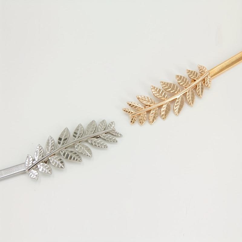 Aluminum Curtain Tiebacks with Leaf Carving for Window Draperies