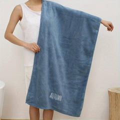 Embroidered Bath Towel for Home Bathroom Swimming Pool Gym