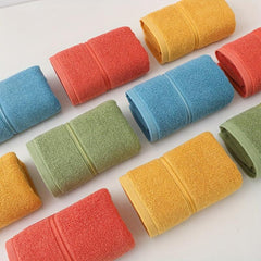 4pcs Solid Cotton Hand Towels Set Ultra Soft Absorbent for Bathroom Gym Shower