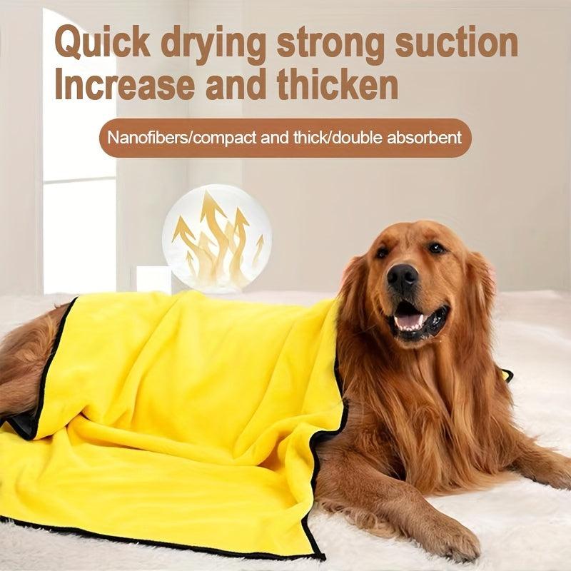 1pc Quick Drying Towels For Pet Dog Cat Soft Fiber Water absorbent Towels