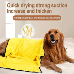 1pc Quick Drying Towels For Pet Dog Cat Soft Fiber Water absorbent Towels