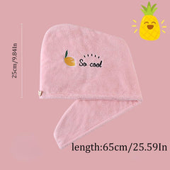 Quick Dry Hair Towel Cap Microfiber Shower Cap Single Bandana Hair Cap