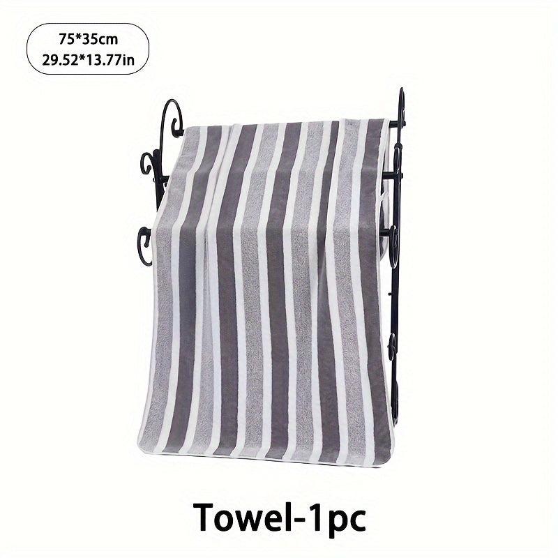 2pcs Coral Velvet Towel Set Quick Drying Soft Towel Bath Towel