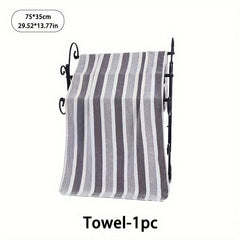 2pcs Coral Velvet Towel Set Quick Drying Soft Towel Bath Towel