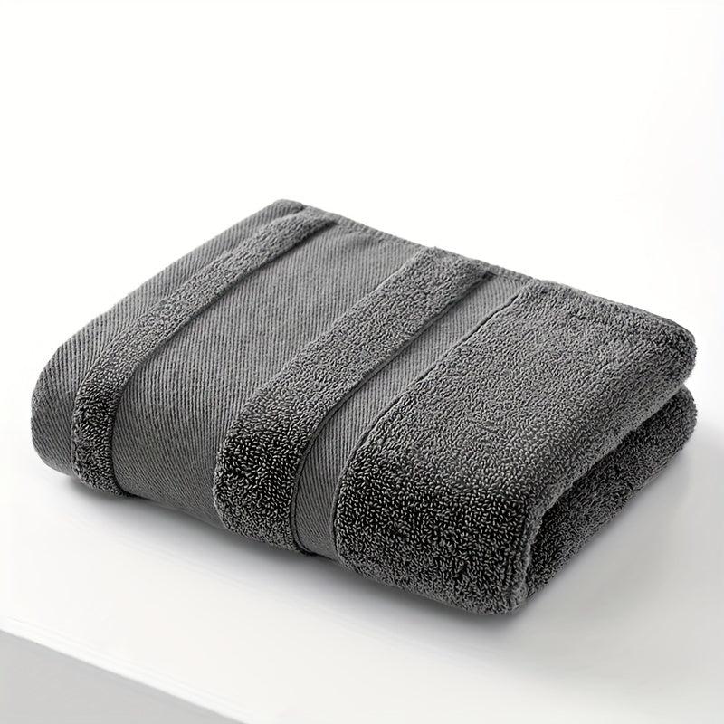3pcs Soft Gray Hand Towel Set for Bathroom, Pool, Gym - 13x29.5in
