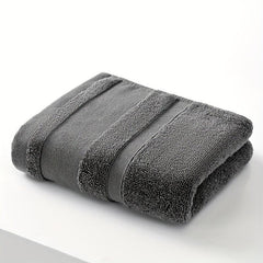 3pcs Soft Gray Hand Towel Set for Bathroom, Pool, Gym - 13x29.5in