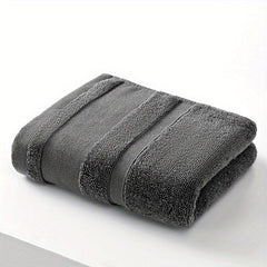 3pcs Soft Gray Hand Towel Set for Bathroom, Pool, Gym - 13x29.5in