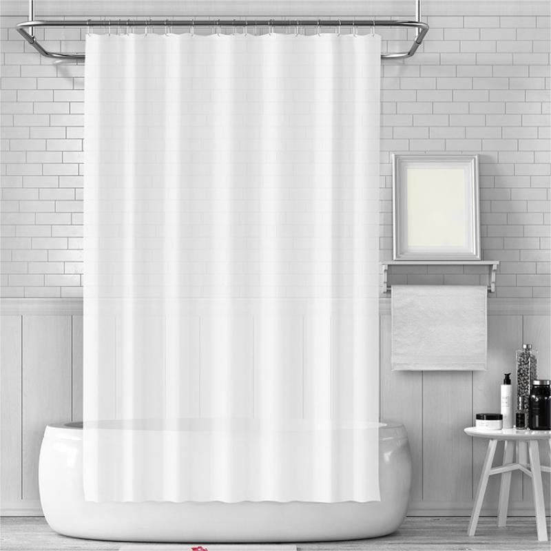 Waterproof Shower Curtain with 12 Hooks for Home Bathroom Decor