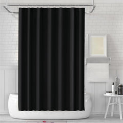 Waterproof Shower Curtain with 12 Hooks for Home Bathroom Decor
