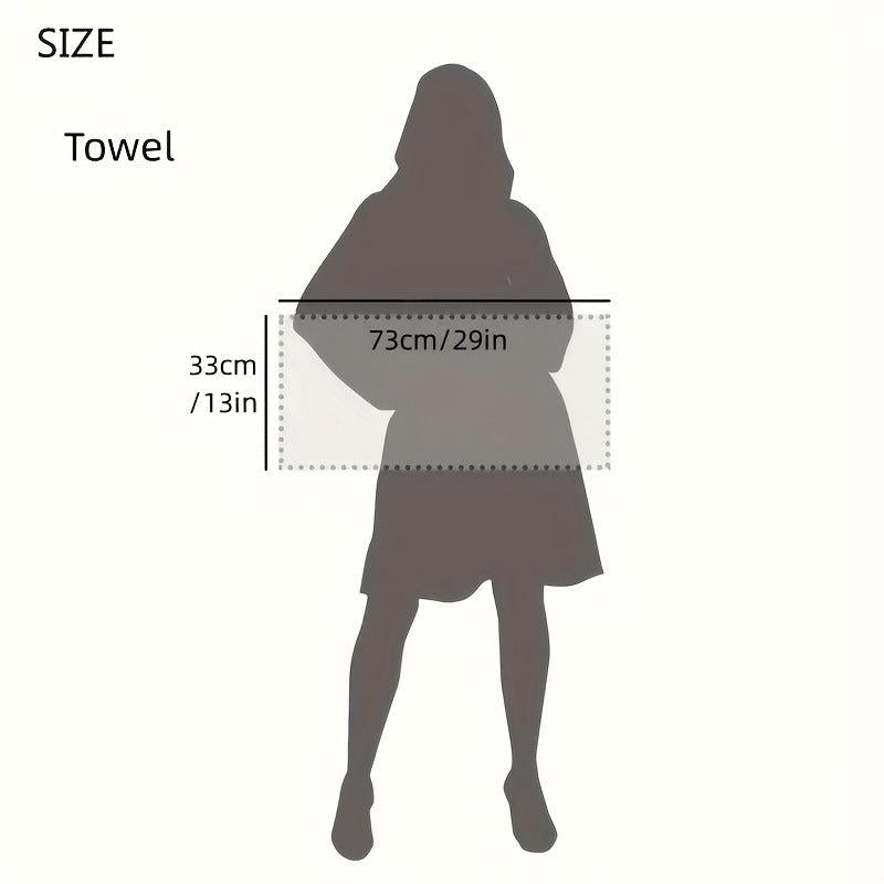 3pcs Dark Striped Adult Face Towel Bathroom Essential