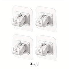 Telescopic Rod Hook Punch Door Curtain Rod Bracket Wall Mounted Support