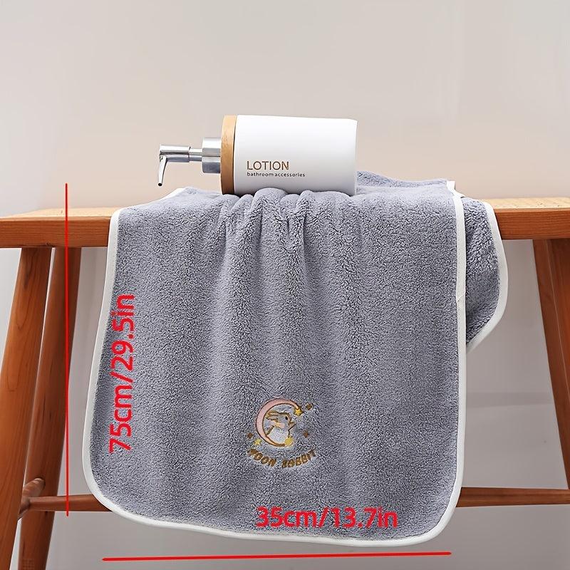 Cute Rabbit Bath Towel Set - Soft & Absorbent