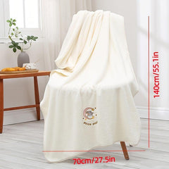Cute Rabbit Bath Towel Set - Soft & Absorbent