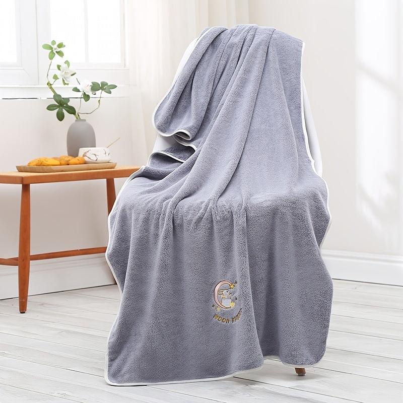 Cute Rabbit Bath Towel Set - Soft & Absorbent