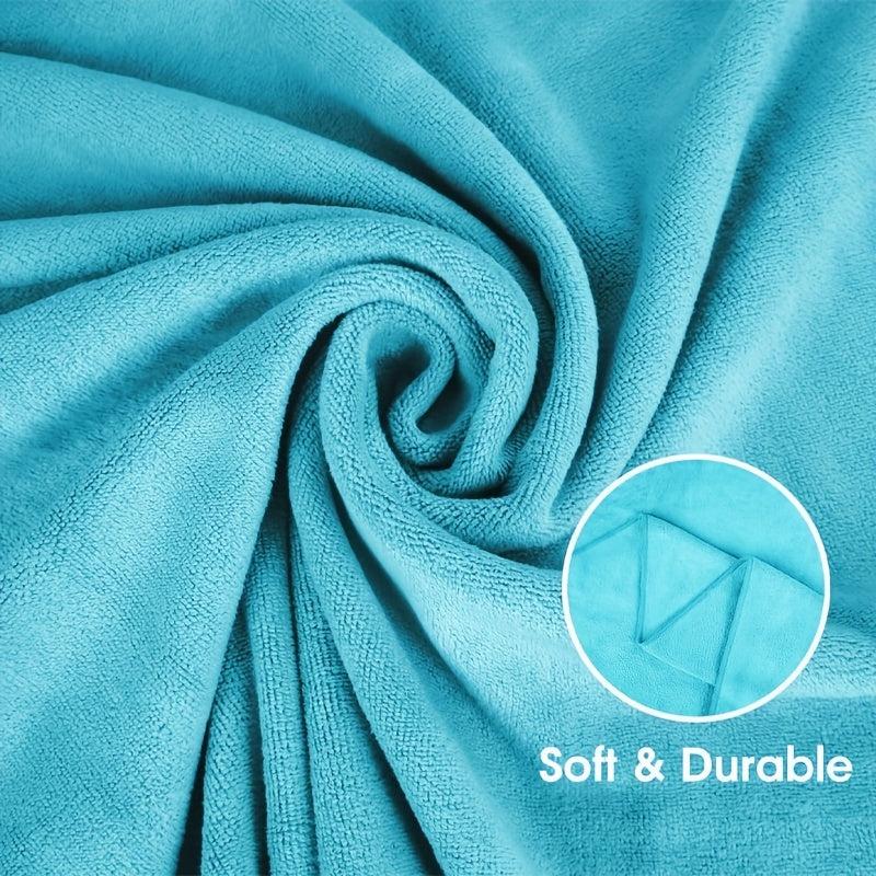 2pcs Microfiber Bath Towel Soft Skin friendly Absorbent Towel For Bathroom