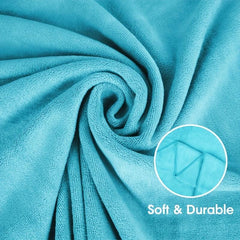 2pcs Microfiber Bath Towel Soft Skin friendly Absorbent Towel For Bathroom