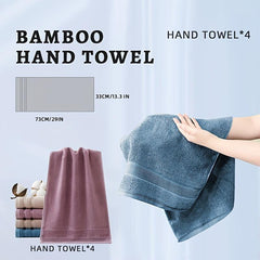 8pcs Hand Towel Set Cotton Blend Hypoallergenic Soft Bathroom Hand Towel