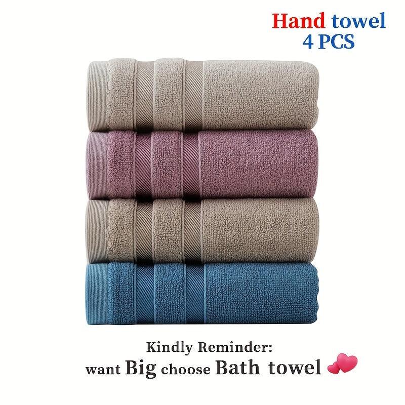 8pcs Hand Towel Set Cotton Blend Hypoallergenic Soft Bathroom Hand Towel