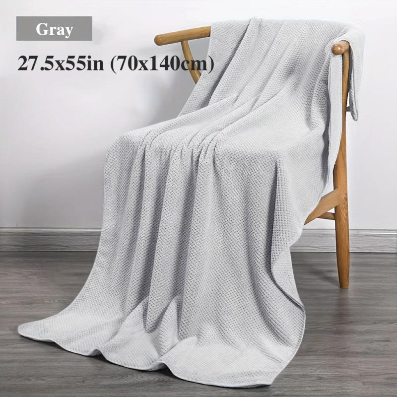 Coral Velvet Bath Towel Quick Dry Absorbent Soft Towel