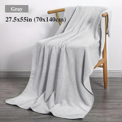 Coral Velvet Bath Towel Quick Dry Absorbent Soft Towel