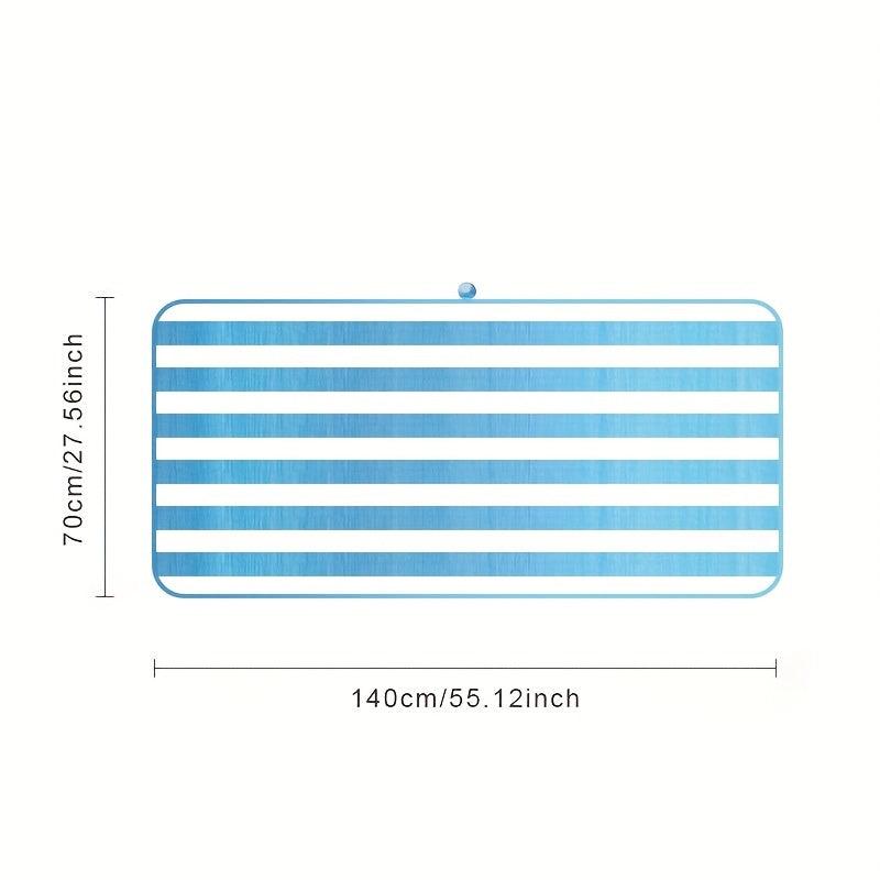 2pcs Soft Striped Bath Towel Quick Dry Absorbent Towel for Swimming Home Gym