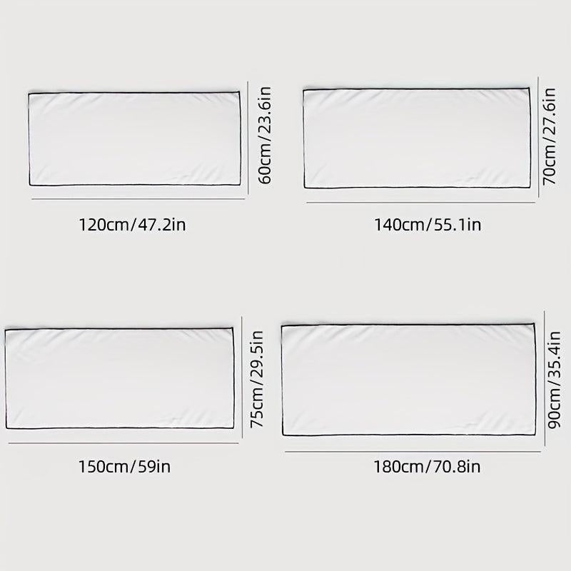 Embroidered Bath Towel Quick Dry Soft Solid Bath Sheet