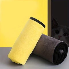 Quick Drying Pet Towel Soft Absorbent Coral Velvet Pet Bath Towel