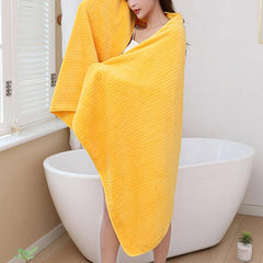 Soft Oversized Bath Towel Absorbent Plain Towel 170x89cm