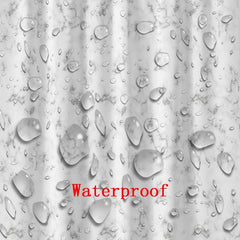 Marble Shower Curtain Waterproof and Moisture Proof