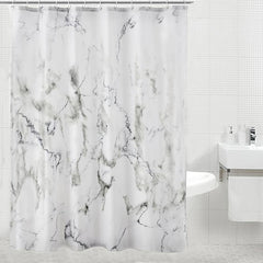 Marble Shower Curtain Waterproof and Moisture Proof