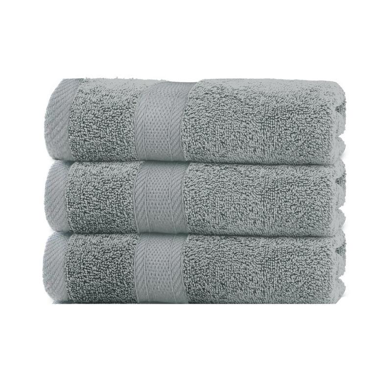 6pcs Hotel Hand Towel 34.8 x 73.66 cm Highly Absorbent Gray