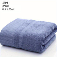 Highly Absorbent Solid Bath Towel 139x68 - Ideal for Bathrooms, Gyms, Hotels