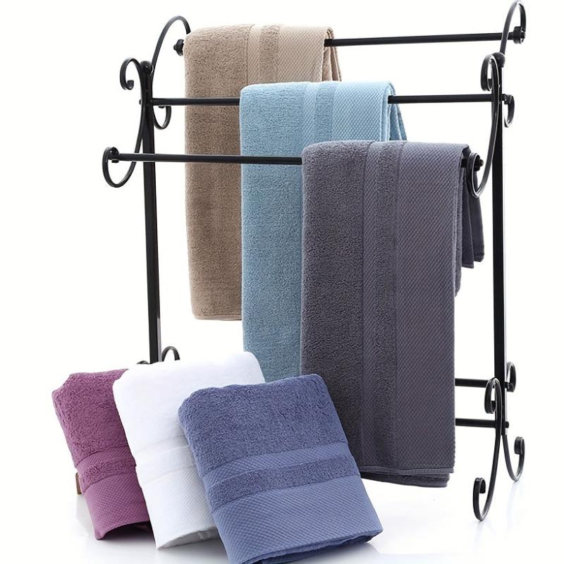 Highly Absorbent Solid Bath Towel 139x68 - Ideal for Bathrooms, Gyms, Hotels