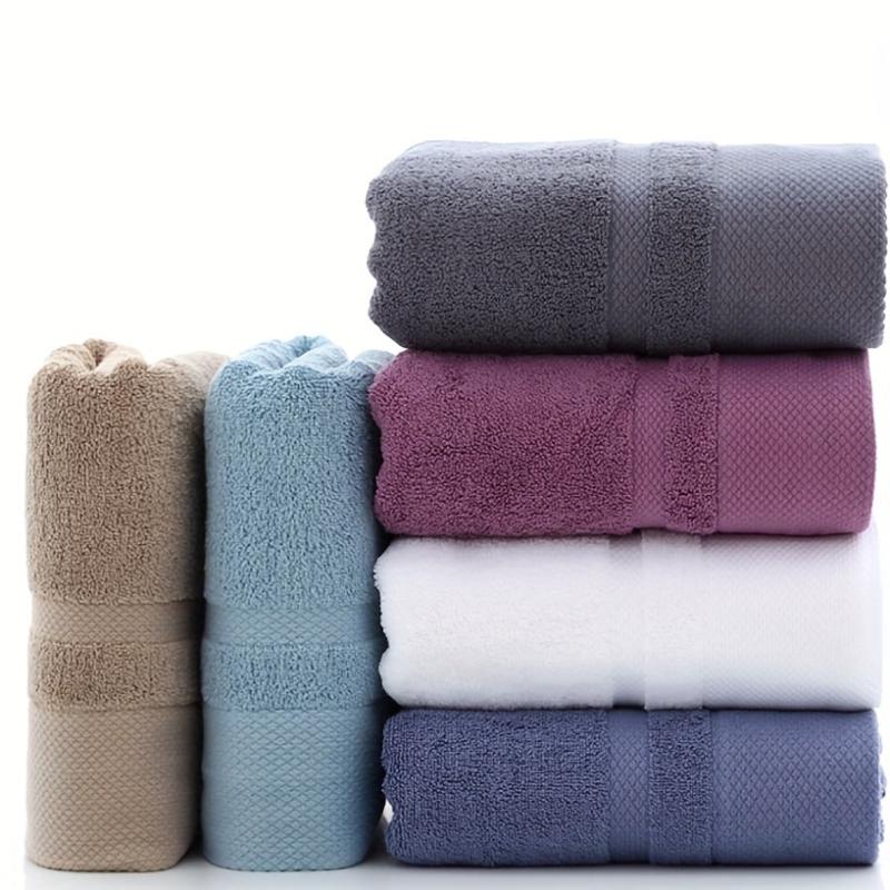 Highly Absorbent Solid Bath Towel 139x68 - Ideal for Bathrooms, Gyms, Hotels