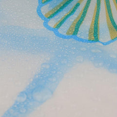 Starfish Shell Pattern Shower Curtain 70x86in