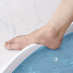 Soft Bathroom Water Stop Strip Shower and Bathtub Blocker