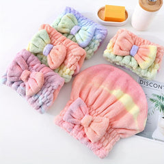 Women's Coral Fleece Hair Drying Cap - Quick Drying Shower Cap