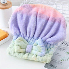 Women's Coral Fleece Hair Drying Cap - Quick Drying Shower Cap