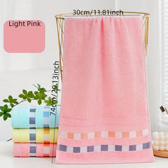 Soft Cotton Hand Towel Quick Drying Absorbent 30x73cm