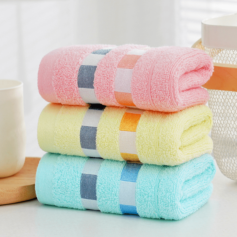 Soft Cotton Hand Towel Quick Drying Absorbent 30x73cm