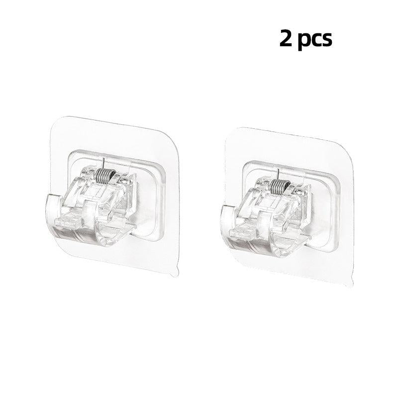 Adjustable Adhesive Curtain Rod Bracket for Shower Curtains